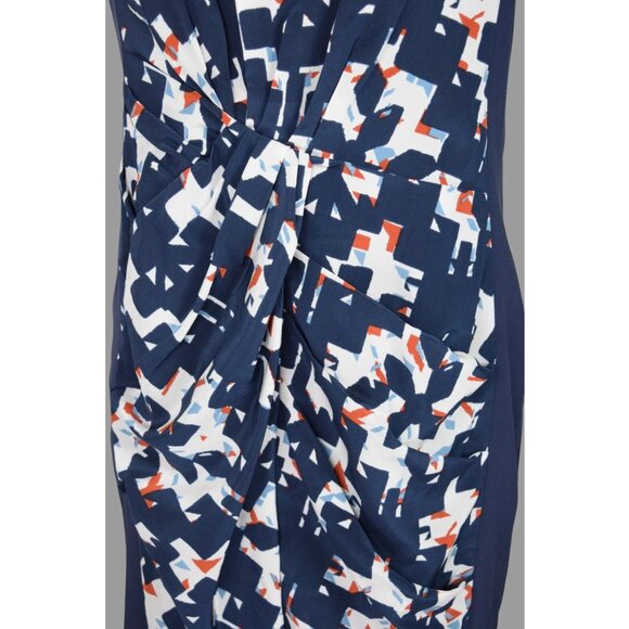 REBECCA MINKOFF SILK JOSHUA ABSTRACT SLEEVELESS TANK MINI DRESS - Picture 5 of 11